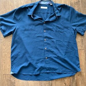 Tommy Bahama Deep Blue Casual Button Down Shirt